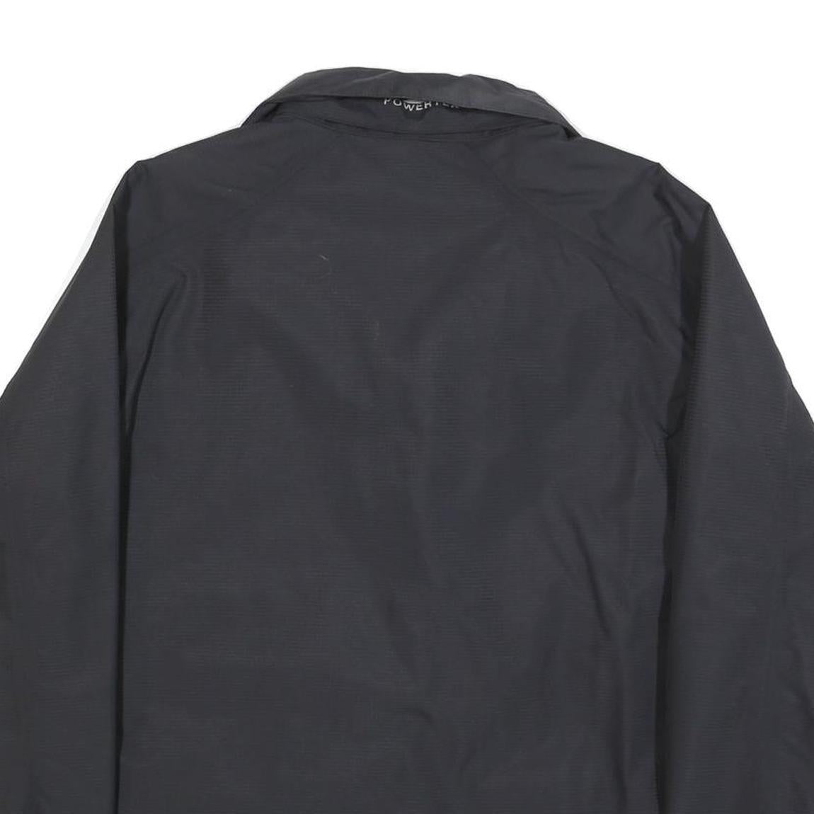 SALEWA Mens Black Jacket S Polyester Blend Plain Lightweight Zip Outdoor