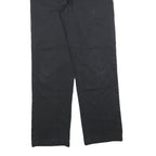 DICKIES Mens Cotton Blend Black Regular Straight Trousers W30 L30 Workwear Zip