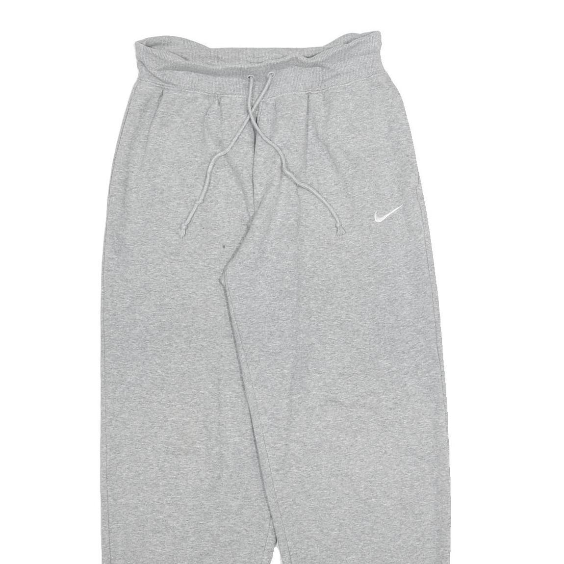 NIKE Womens Joggers Grey Slim Tapered Size S W26 L28 Cotton Blend Casual Wear