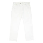 WRANGLER Womens Classic White Denim Jeans W38 L31 Zip Closure