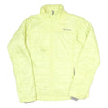 COLUMBIA Womens Yellow Lightweight Polyester Blend Quilted Jacket M Zip Outdoor