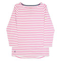 JOULES Womens Patterned Jumper Pink Striped Tight Knit UK 6