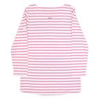 JOULES Womens Patterned Jumper Pink Striped Tight Knit UK 6