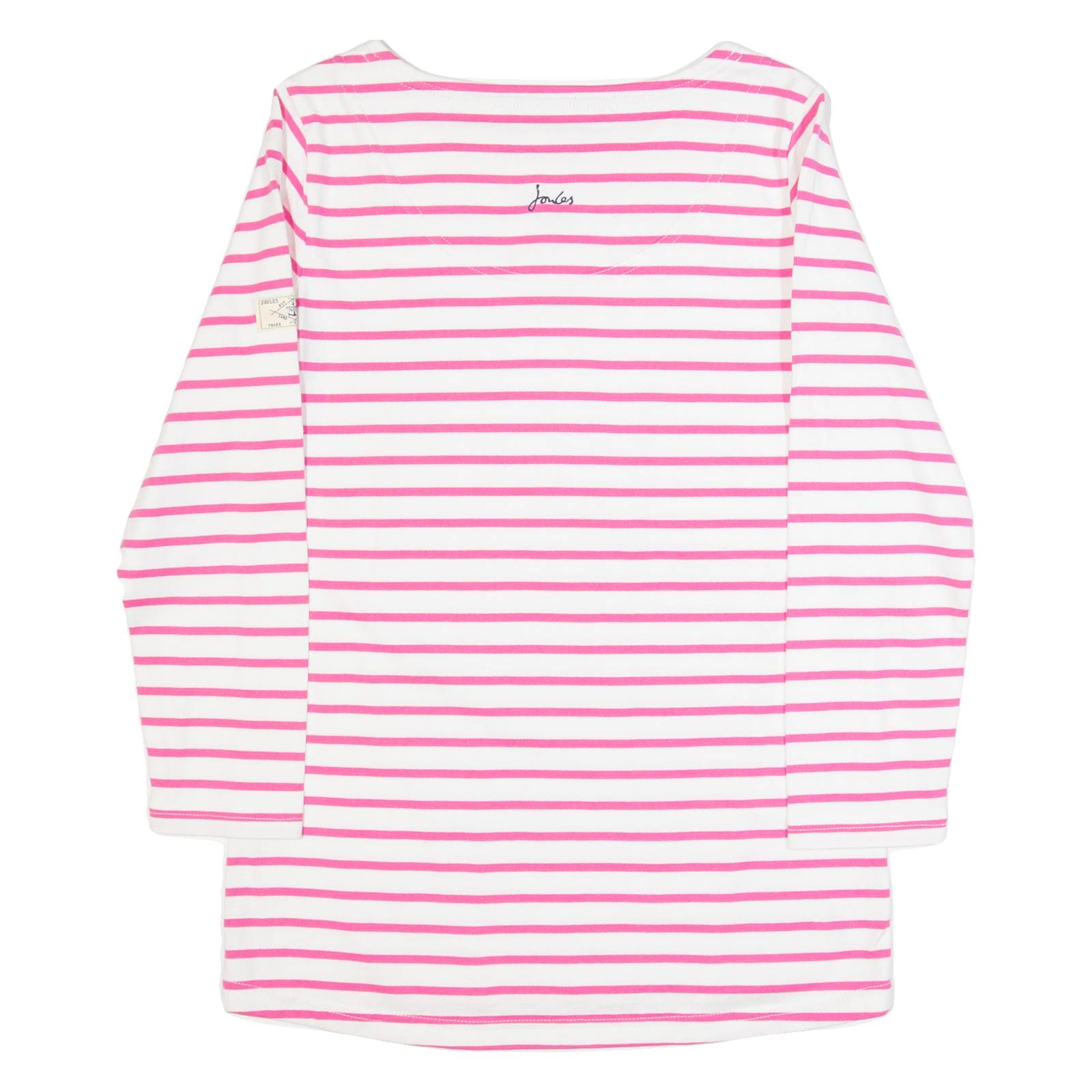 JOULES Womens Patterned Jumper Pink Striped Tight Knit UK 6