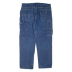 DICKIES Mens Jeans Blue Regular Straight W38 L32