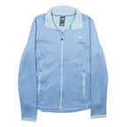 THE NORTH FACE Womens Blue Lightweight Jacket M Polyester Blend Zip Fleece