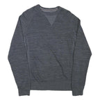 CHAMPION Mens Grey Cotton Blend Crew Neck M Classic Logo Sweatshirt