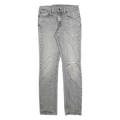 LEVI'S 511 Slim Mens Jeans Light Grey Slim Skinny Denim W30 L32 Distressed