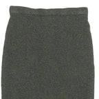 LAURA ASHLEY Womens Grey Wool Straight Knee Length Woven Skirt XS
