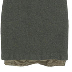 LAURA ASHLEY Womens Grey Wool Straight Knee Length Woven Skirt XS