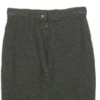 LAURA ASHLEY Womens Grey Wool Straight Knee Length Woven Skirt XS