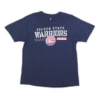 FANATICS Mens Blue Golden State Warriors Graphic T-Shirt L Short Sleeve Crew