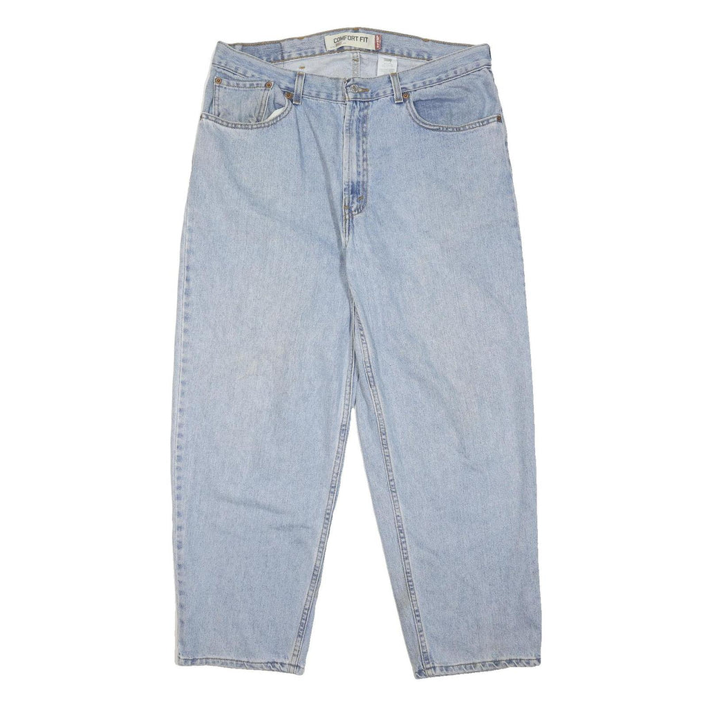 LEVI'S 560 Mens Jeans Blue Relaxed Loose Denim Light W37 L28 Comfort Fit