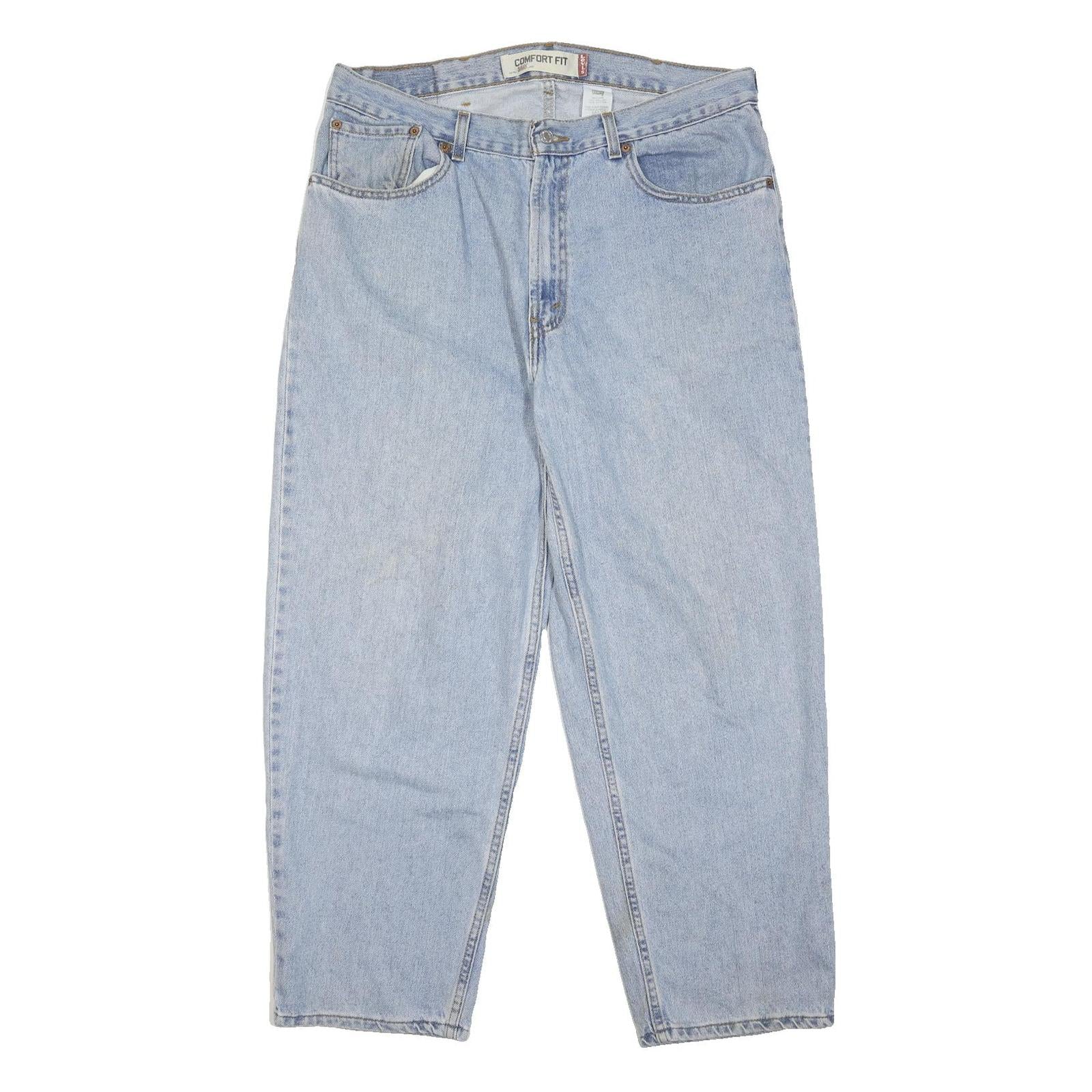 LEVI'S 560 Mens Jeans Blue Relaxed Loose Denim Light W37 L28 Comfort Fit