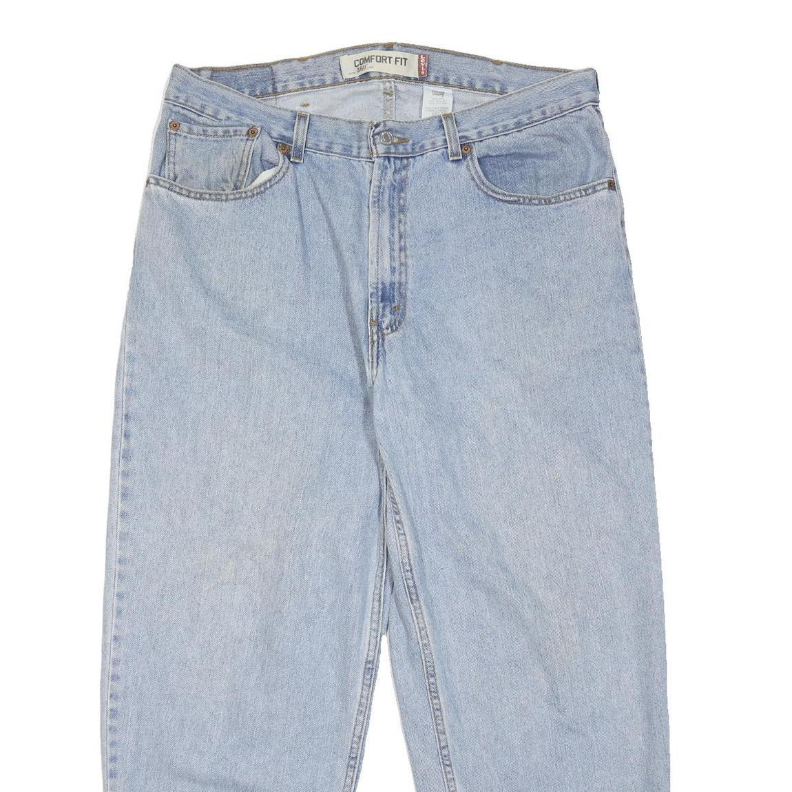 LEVI'S 560 Mens Jeans Blue Relaxed Loose Denim Light W37 L28 Comfort Fit