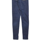 LEVI'S Womens Slim Blue Jeans Denim Medium W25 L30 Stretch Zip Closure