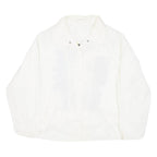 Native American Womens Coach Jacket White Nylon USA L