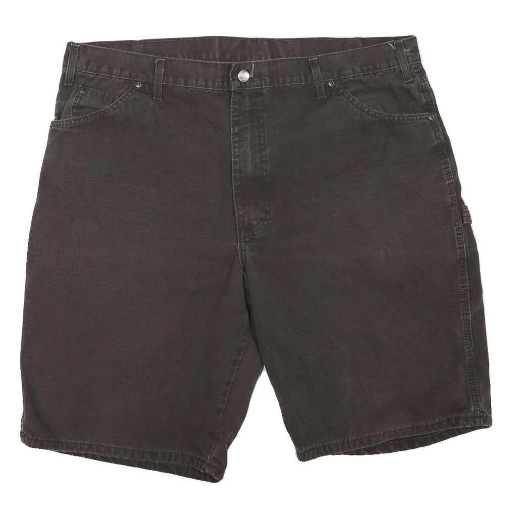 DICKIES Mens Shorts Black XL W40 Casual Cotton Blend Workwear Relaxed Fit