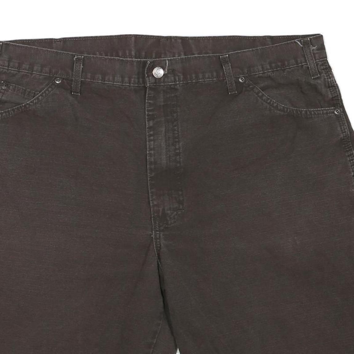 DICKIES Mens Shorts Black XL W40 Casual Cotton Blend Workwear Relaxed Fit