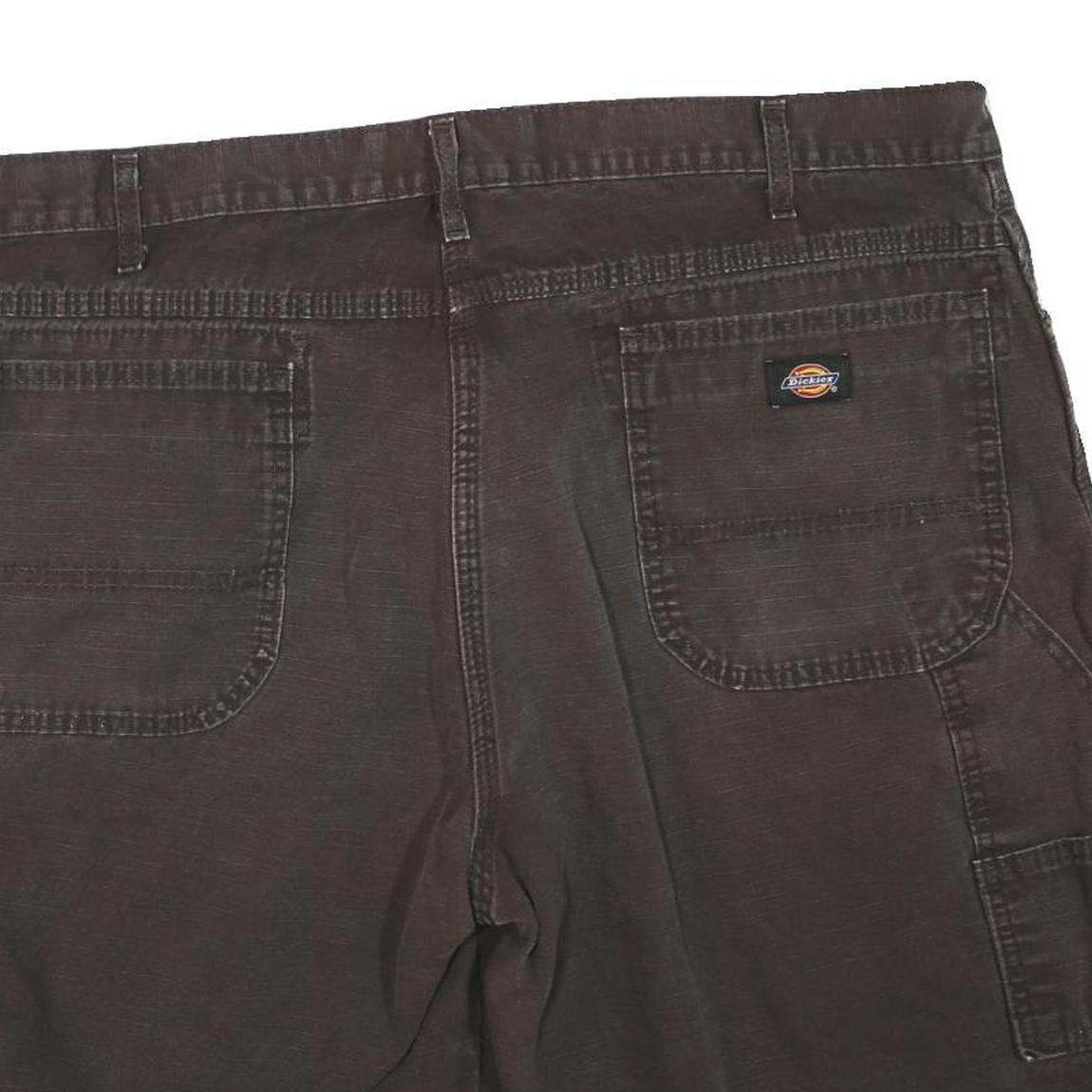 DICKIES Mens Shorts Black XL W40 Casual Cotton Blend Workwear Relaxed Fit
