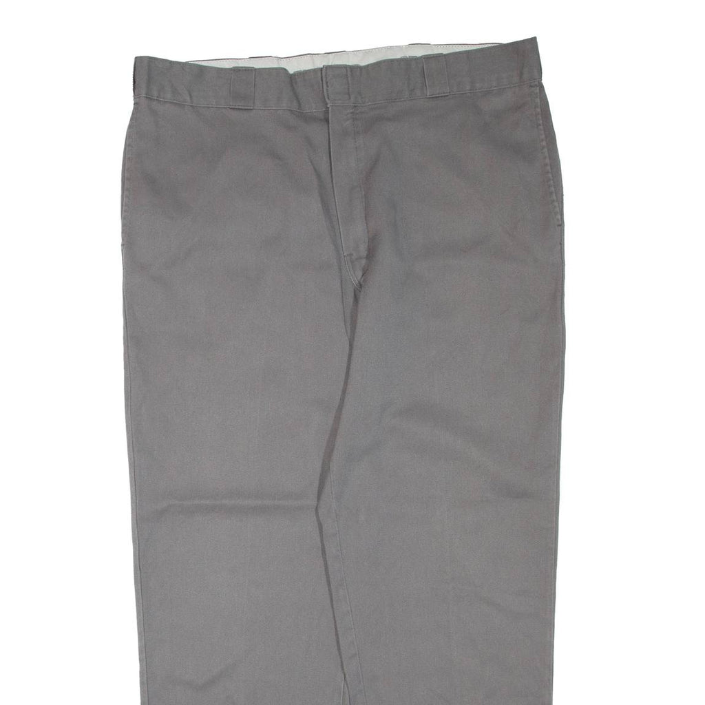 DICKIES Mens Trousers Grey Regular Tapered W40 L32