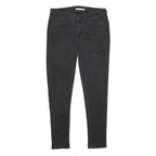 LEVI'S Womens 535 Super Skinny Slim Black Denim Medium W30 L30 Cotton Blend
