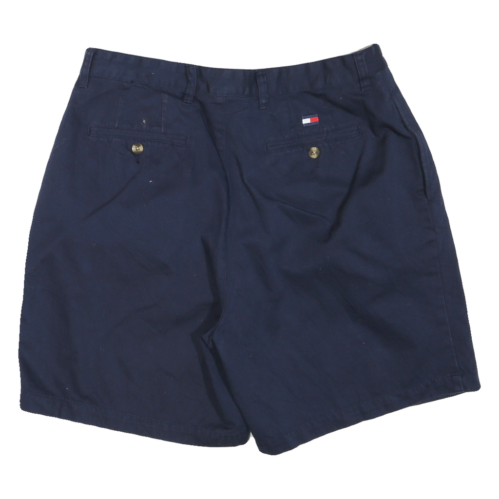 TOMMY HILFIGER Mens Shorts Blue Casual XL W36 Cotton Blend Classic