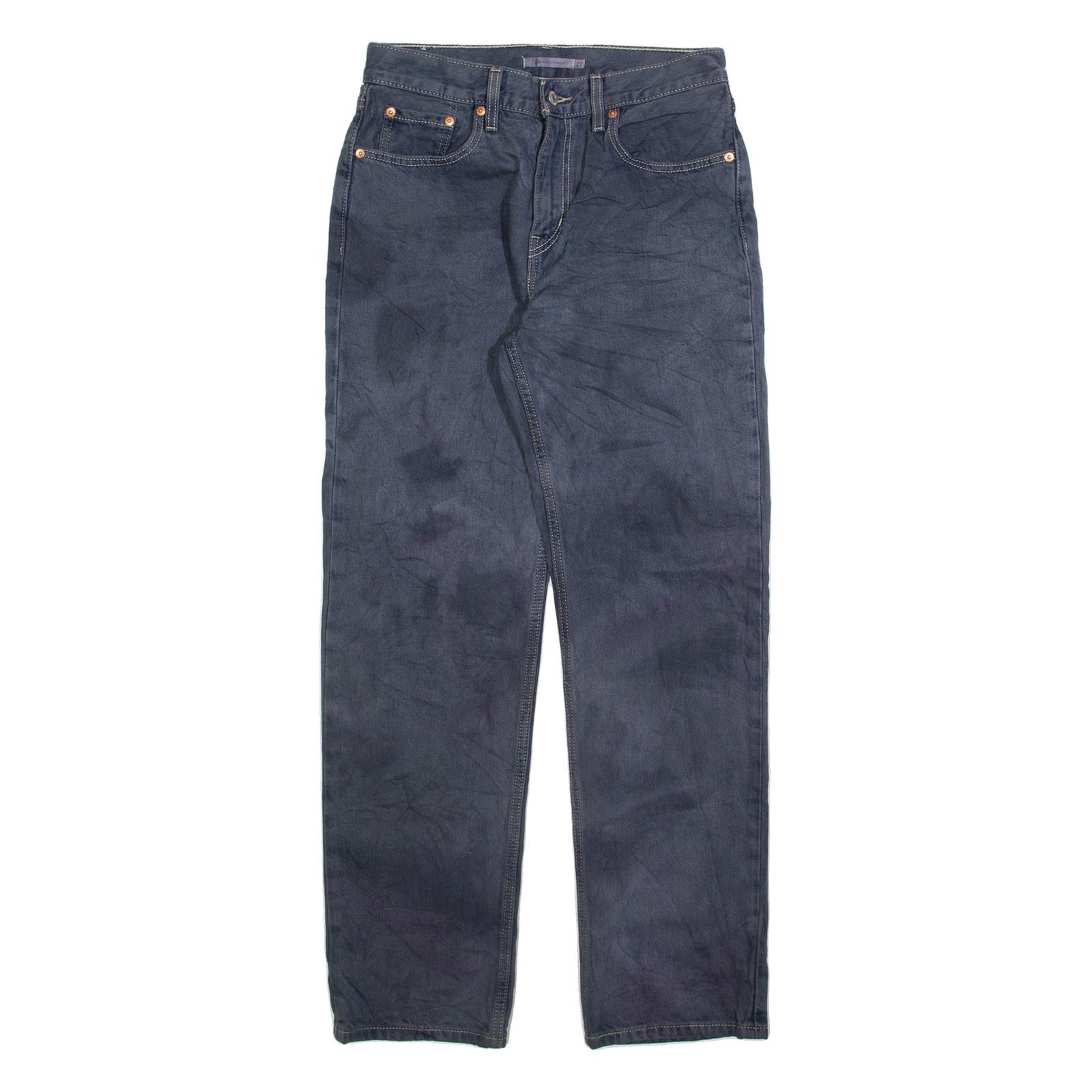 LEVI'S Womens Jeans Grey Regular Straight W27 L30