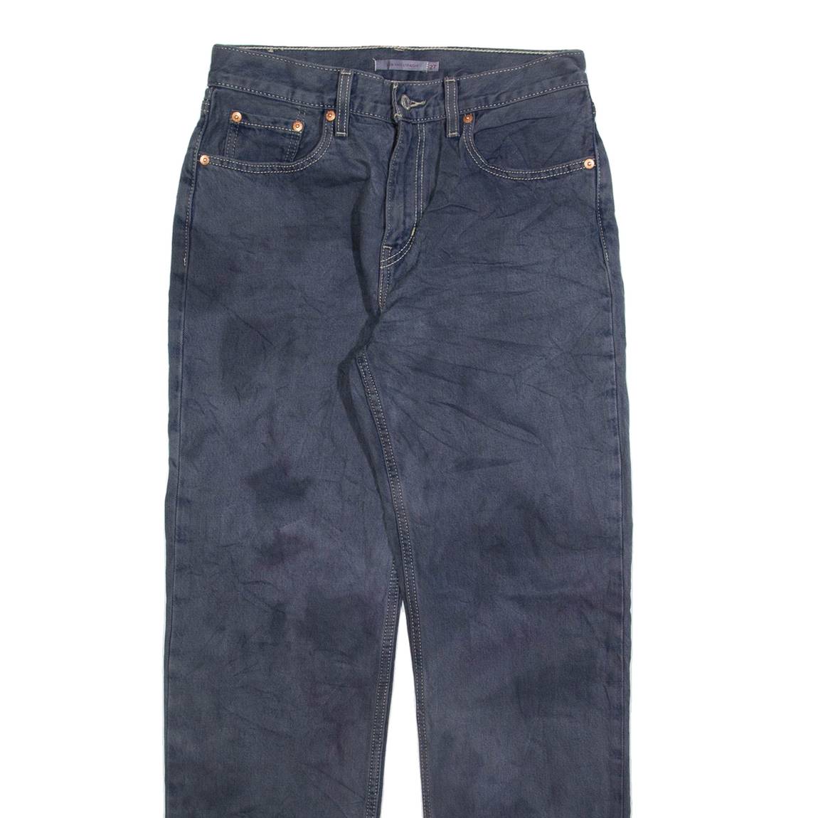 LEVI'S Womens Jeans Grey Regular Straight W27 L30