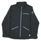 CARHARTT Womens Black Softshell Zip Jacket M Polyester Blend Workwear Casual