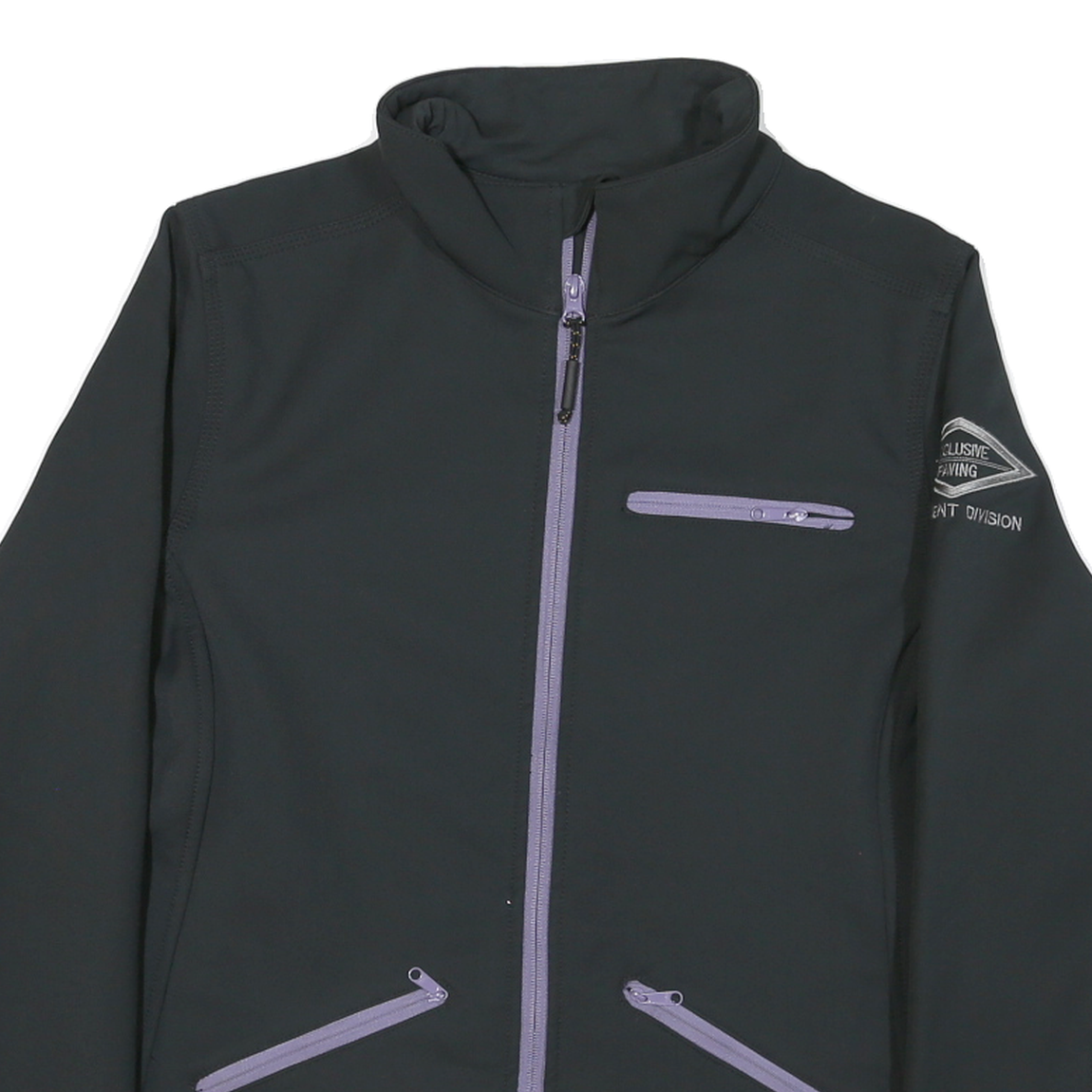 CARHARTT Womens Black Softshell Zip Jacket M Polyester Blend Workwear Casual