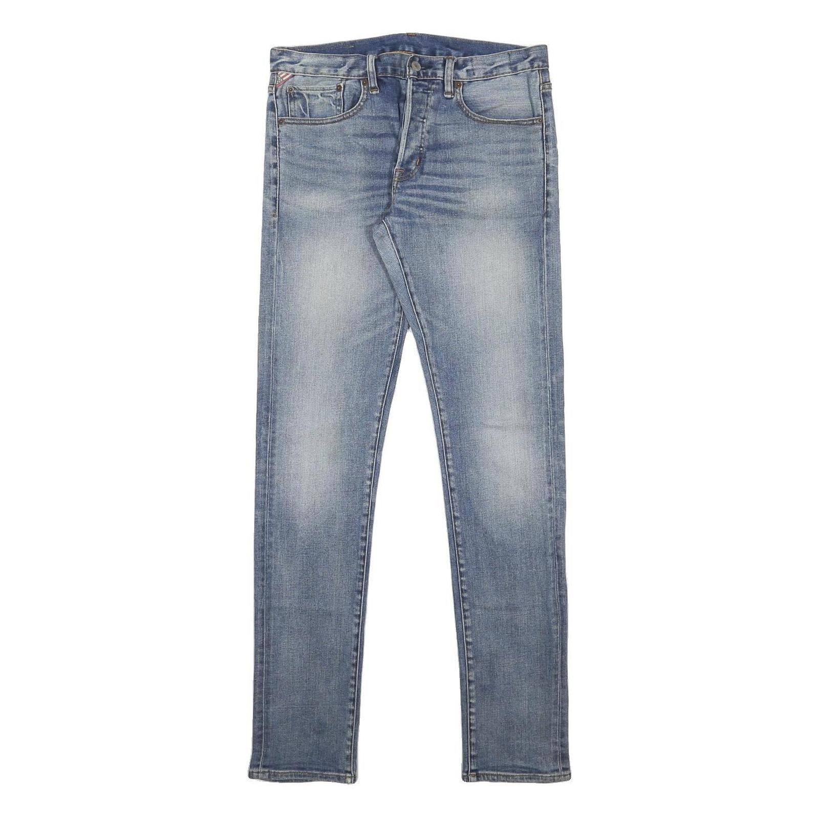 RALPH LAUREN DENIM & SUPPLY Mens Jeans Blue Slim Skinny Denim Medium W32 L34