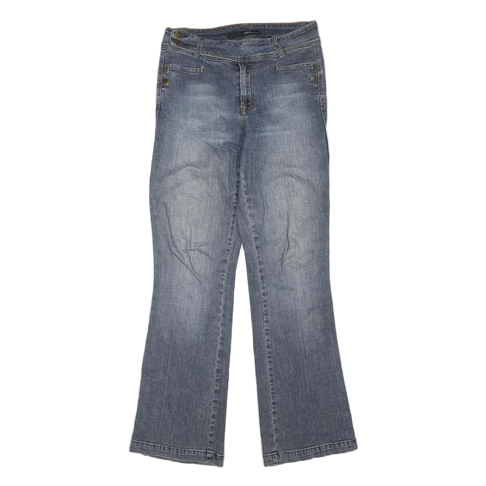 MIX IT Womens Regular Fit Blue Denim Bootcut Jeans Cotton Blend W30 L33