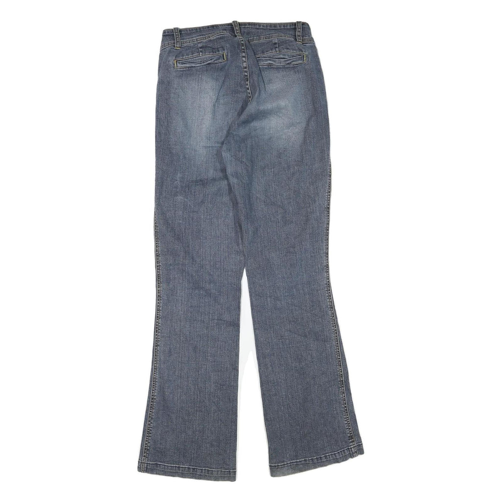 MIX IT Womens Regular Fit Blue Denim Bootcut Jeans Cotton Blend W30 L33