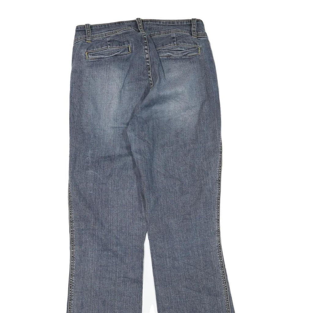 MIX IT Womens Regular Fit Blue Denim Bootcut Jeans Cotton Blend W30 L33