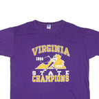 RUSSELL ATHLETIC Virginia State Champions Mens T-Shirt Purple USA XL