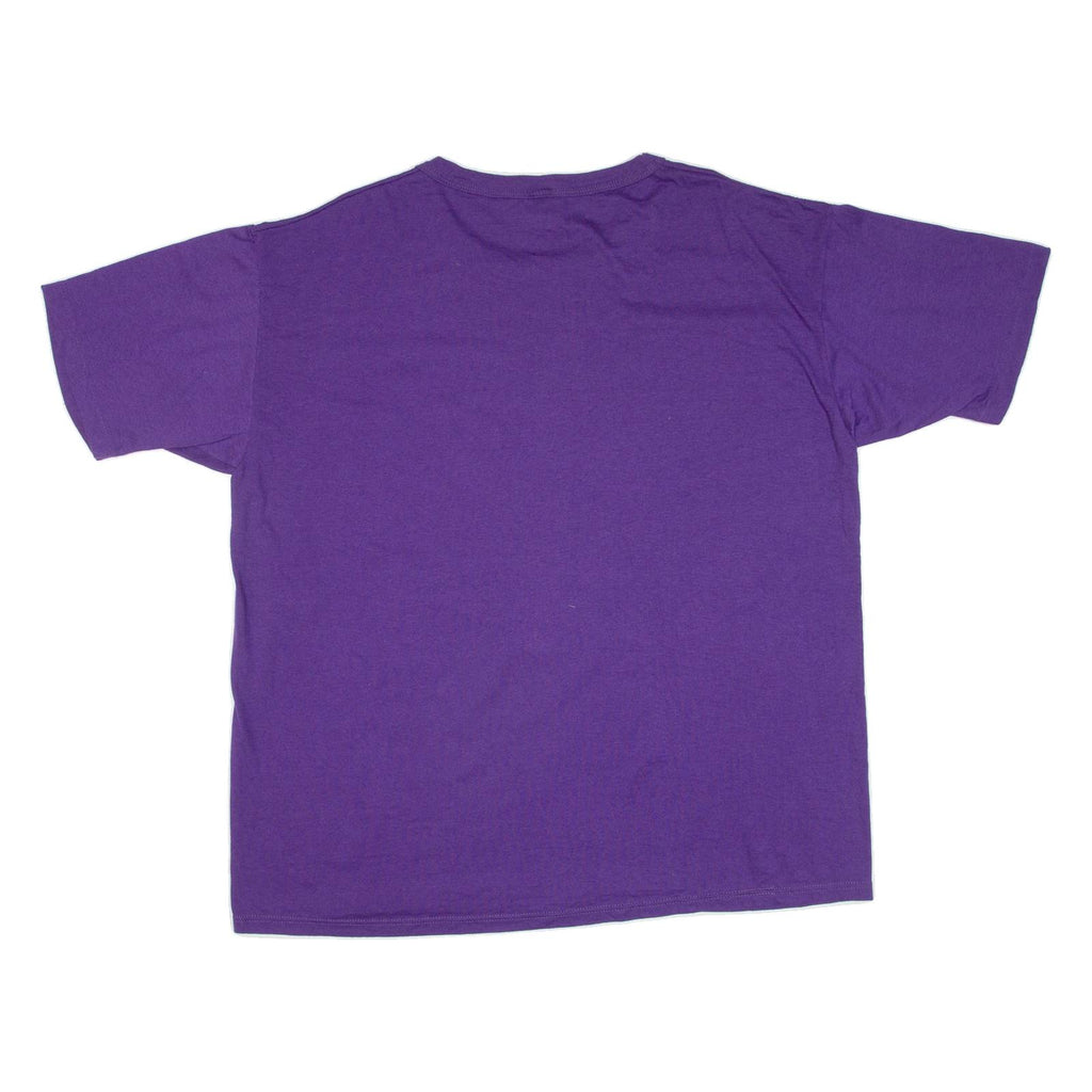 RUSSELL ATHLETIC Virginia State Champions Mens T-Shirt Purple USA XL
