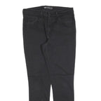 LEVI'S Womens Black Slim Skinny Denim Jeans Cotton Blend W30 L30 Classic Zip