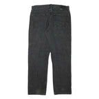 LEE Mens Regular Fit Black Denim Jeans Cotton Blend W32 L29 Classic Zip Pockets