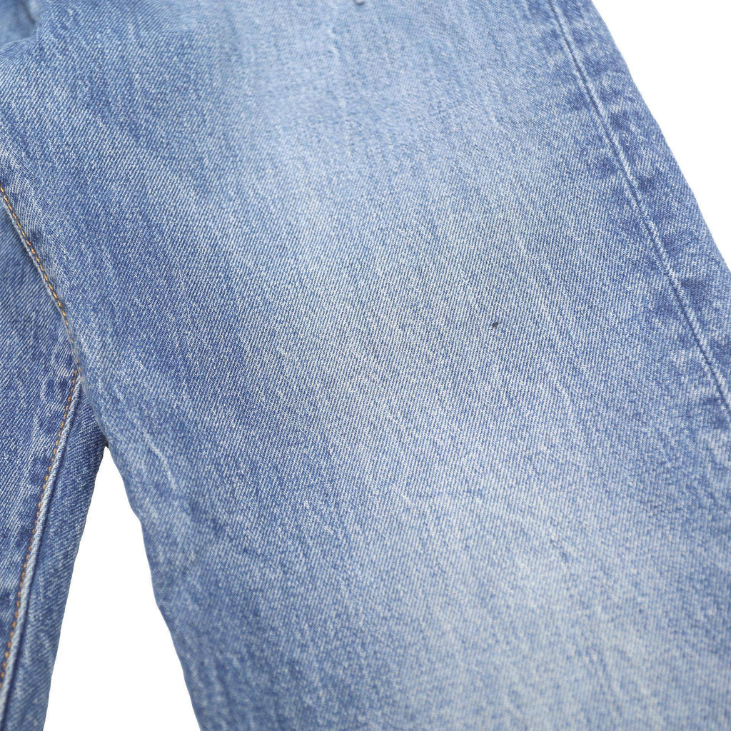 LEVI'S Womens Jeans Blue Regular Straight Denim Stone Wash W28 L25 Distressed