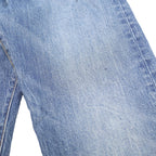 LEVI'S Womens Jeans Blue Regular Straight Denim Stone Wash W28 L25 Distressed