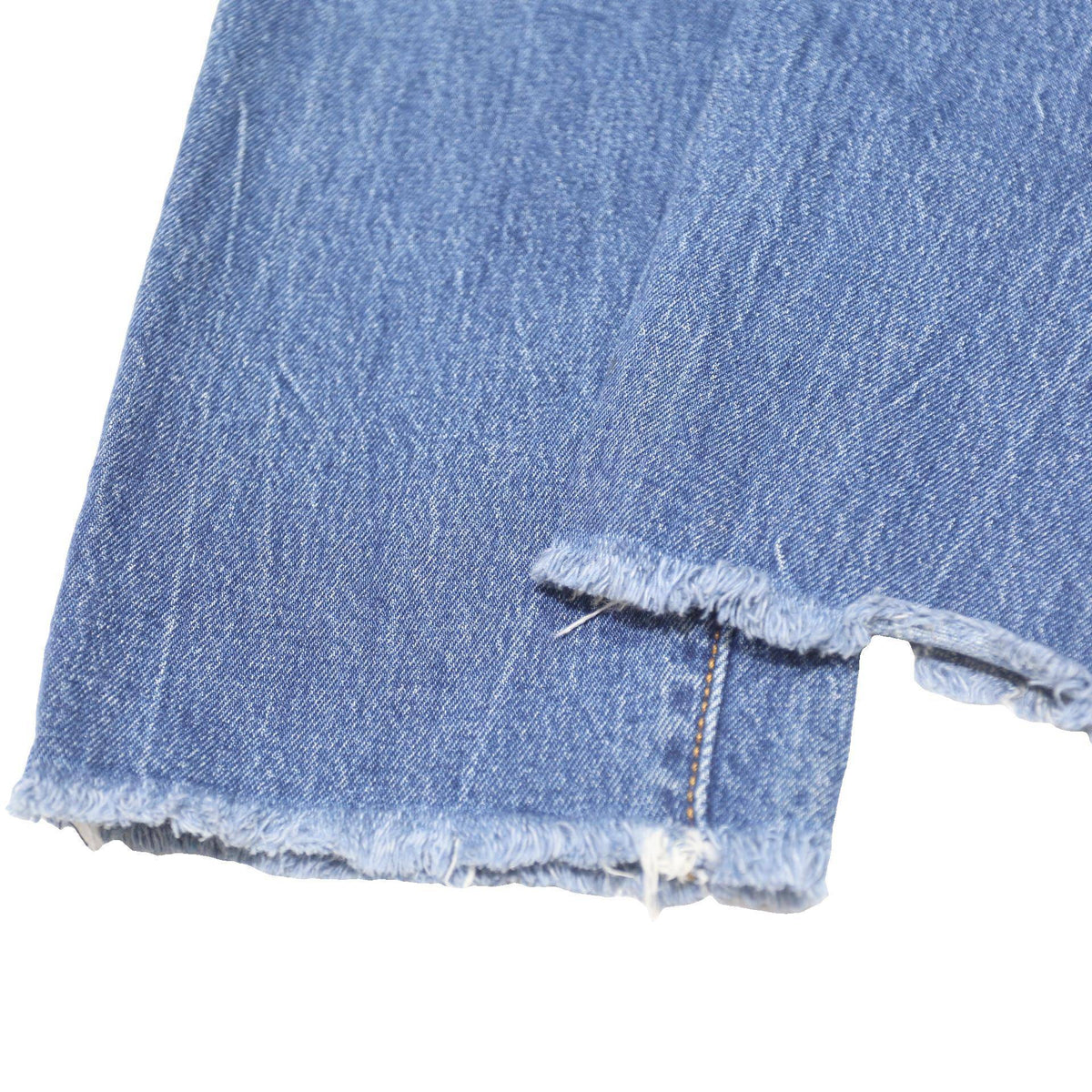 LEVI'S Womens Jeans Blue Regular Straight Denim Stone Wash W28 L25 Distressed