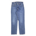 LEVI'S 501 Womens Jeans Blue Regular Straight Denim Medium W23 L26 Classic Fit