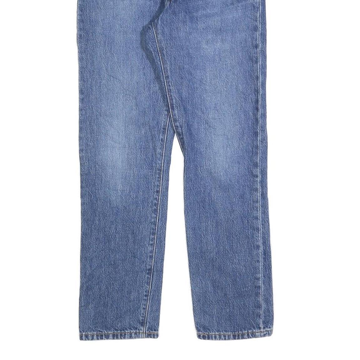 LEVI'S 501 Womens Jeans Blue Regular Straight Denim Medium W23 L26 Classic Fit