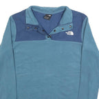 THE NORTH FACE Womens Blue & Navy Plain Pullover Crew Neck Basic Knit S Outdoor