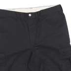 DICKIES Mens Shorts Black Cargo Size L W36 Workwear Durable Cotton Blend