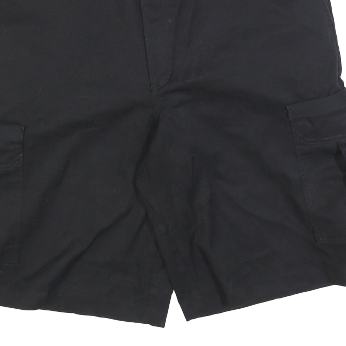 DICKIES Mens Shorts Black Cargo Size L W36 Workwear Durable Cotton Blend
