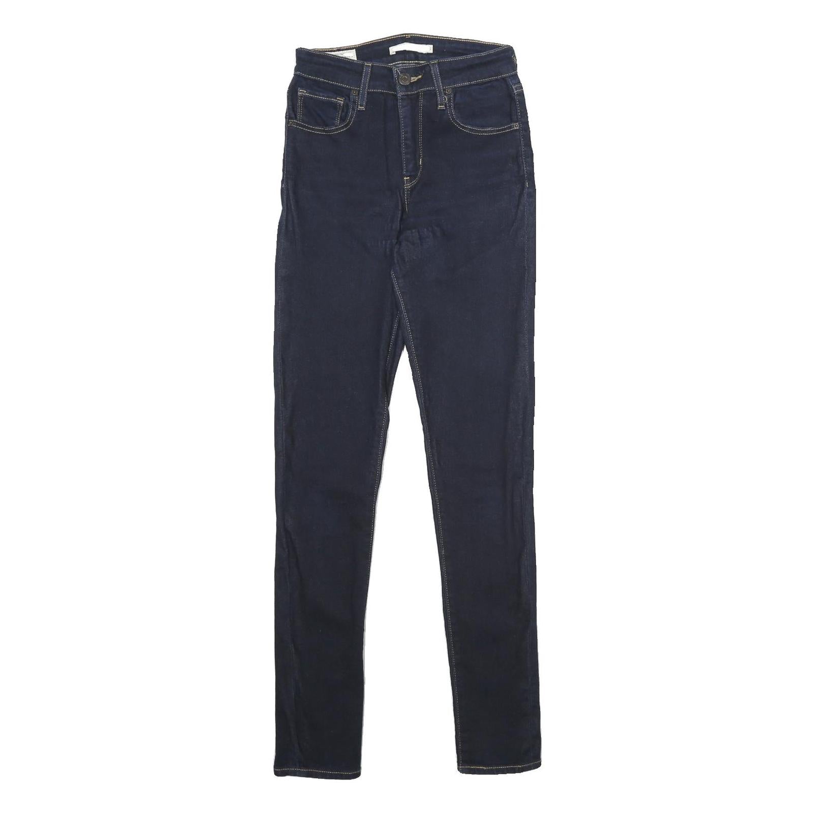 LEVI'S 721 High Rise Skinny Womens Jeans Blue Slim Skinny Denim W25 L30