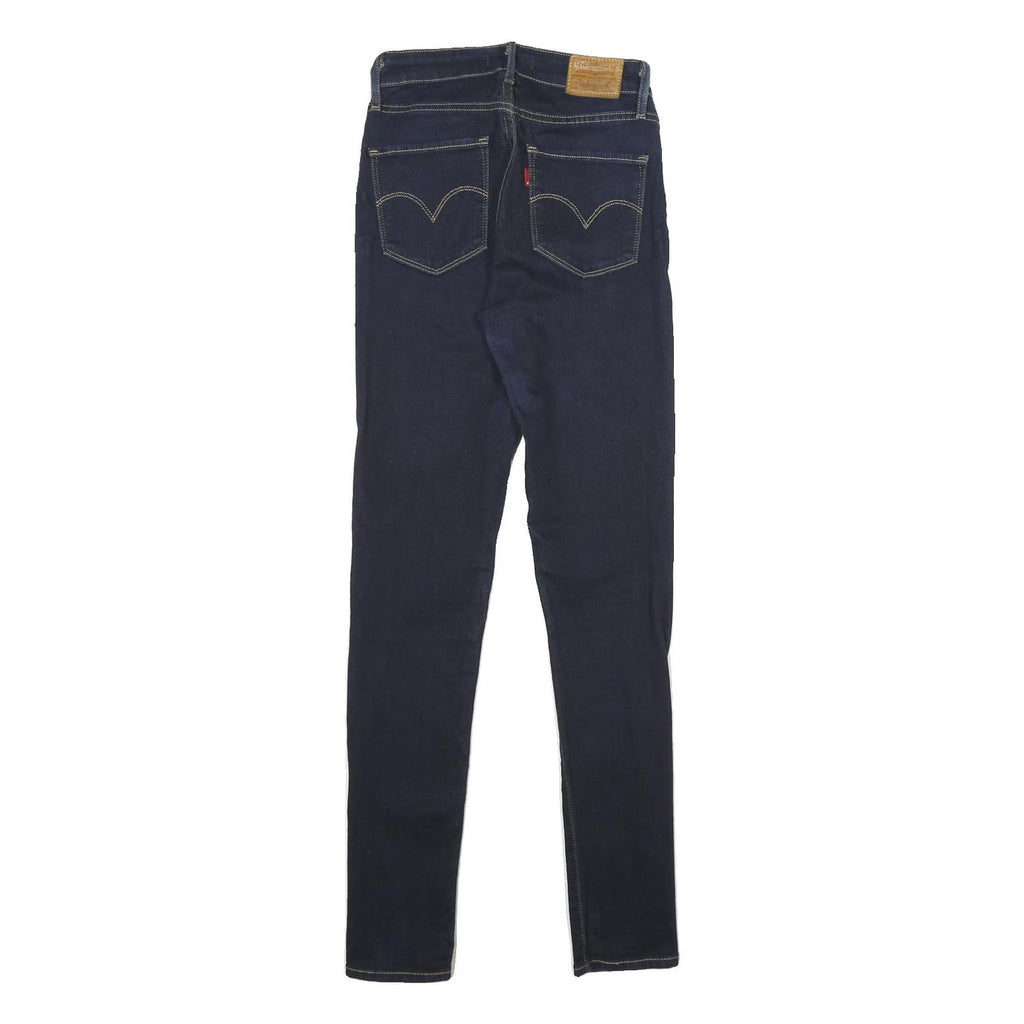 LEVI'S 721 High Rise Skinny Womens Jeans Blue Slim Skinny Denim W25 L30
