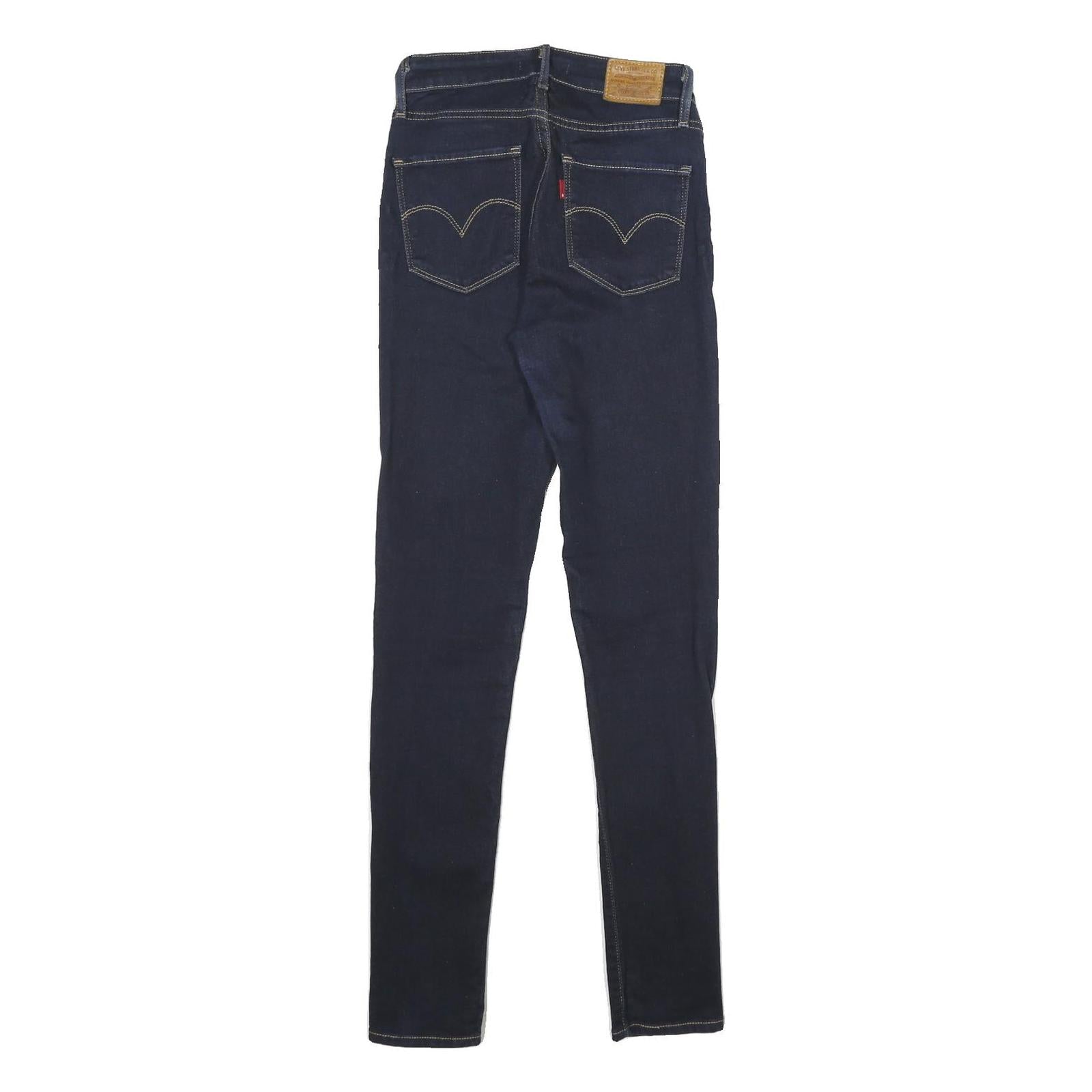 LEVI'S 721 High Rise Skinny Womens Jeans Blue Slim Skinny Denim W25 L30
